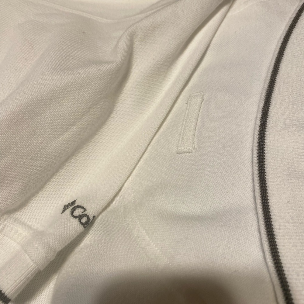 Columbia Men's White Polo Shirt - Picture 3 of 5